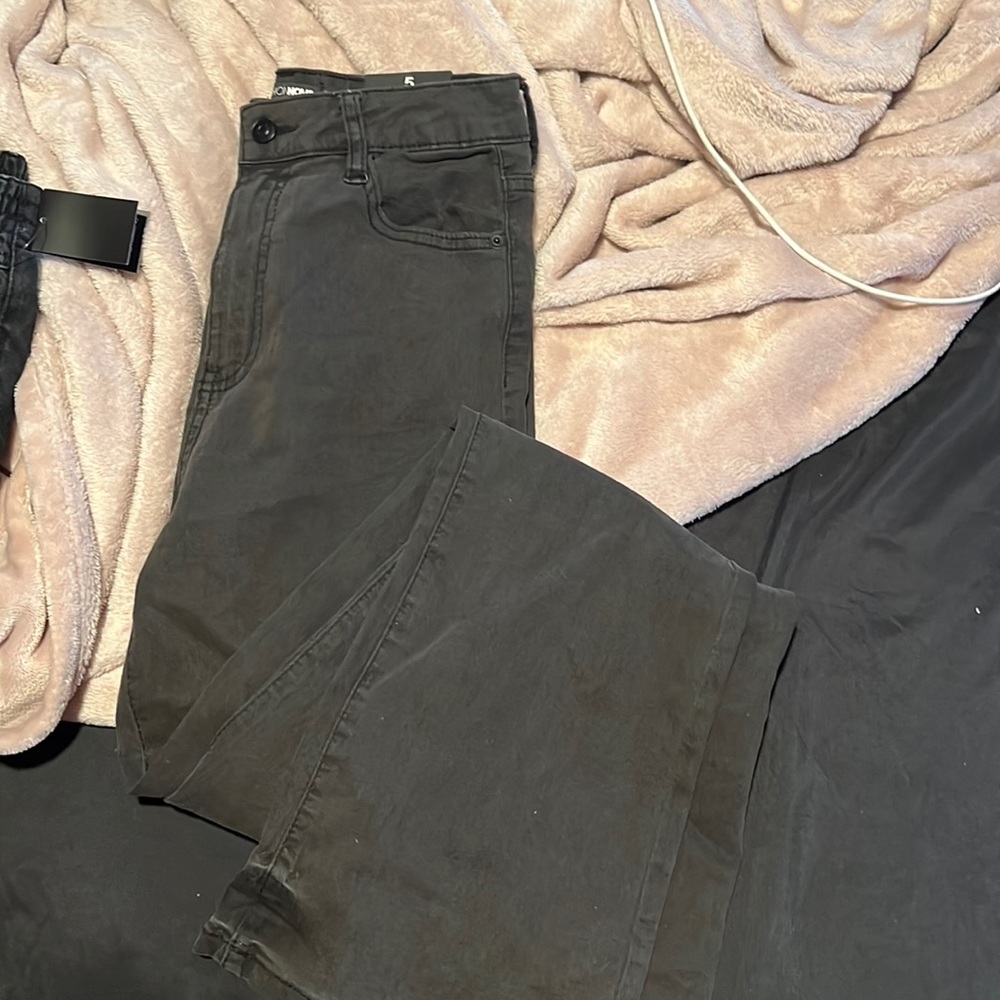 High waisted boot cut jeans